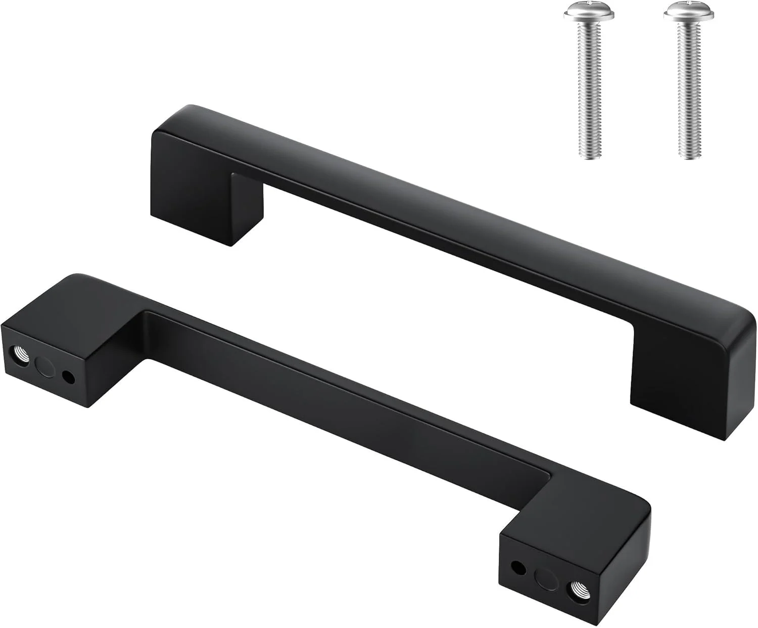 پک 10 عددی دستگیره مبلمان Taiyeestar، مشکی، 160 میلی متر، دستگیره برای کابینت آشپزخانه، دستگیره کابینت، استیل ضد زنگ، دستگیره کشو، دستگیره مشکی برای کابینت آشپزخانه