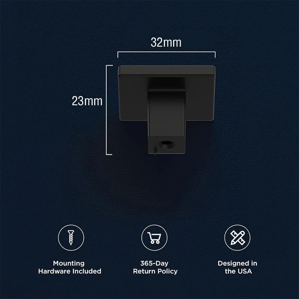 دستگیره کششی فنری X، بسته 10 عددی دستگیره 32 میلی متری مشکی مات با کیفیت برای کشو و کمد، دستگیره مربعی کابینت آشپزخانه، دستگیره کشویی برای درب کابینت و کشوهای حمام دستگیره کششی فنری X، بسته 10 عددی دستگیره 32 میلی متری مشکی مات با کیفیت برای کشو و کمد، دستگیره مربعی کابینت آشپزخانه، دستگیره کشویی برای درب کابینت و کشوهای حمام