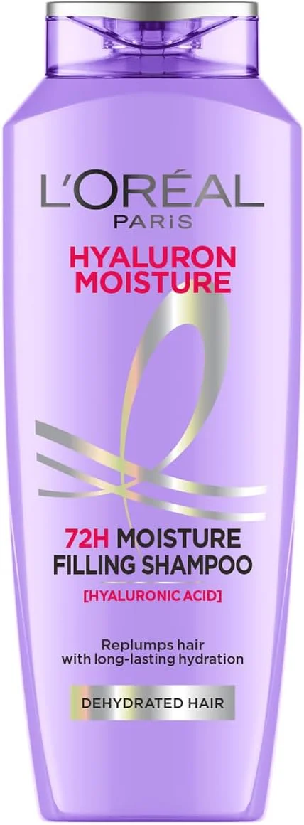 شامپو آبرسان هیالورون لورآل پاریس | حاوی هیالورونیک اسید | برای موهای خشک و دهیدراته | افزایش درخشندگی و حالت ارتجاعی 180 میلی لیتر