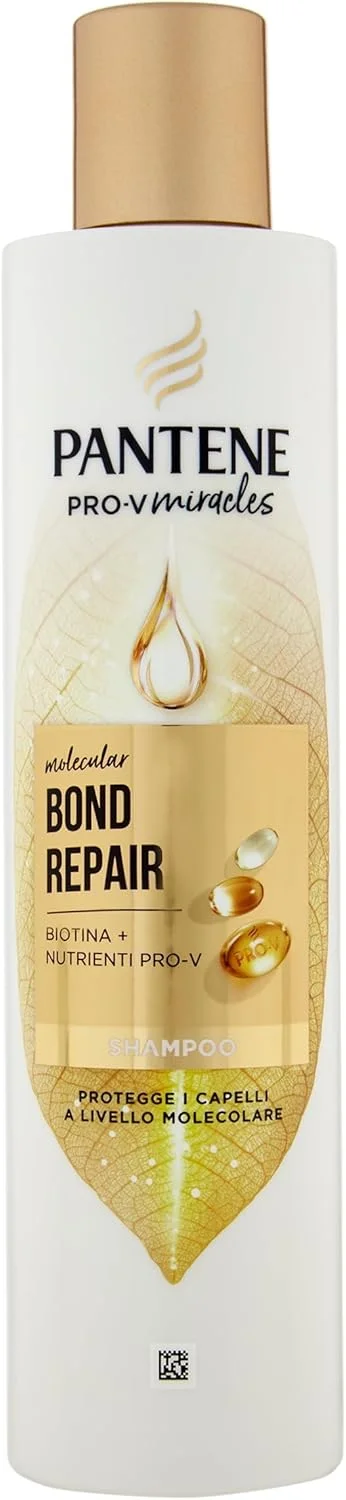 شامپو ترمیم کننده پیوند مولکولی پنتن حاوی بیوتین 250 میلی لیتر، فرمول متمرکز پرو-وی برای موهای آسیب دیده، محافظت می کند و موهایی به طور محسوسی سالم تر و احیا شده به جا می گذارد، غنی شده با
