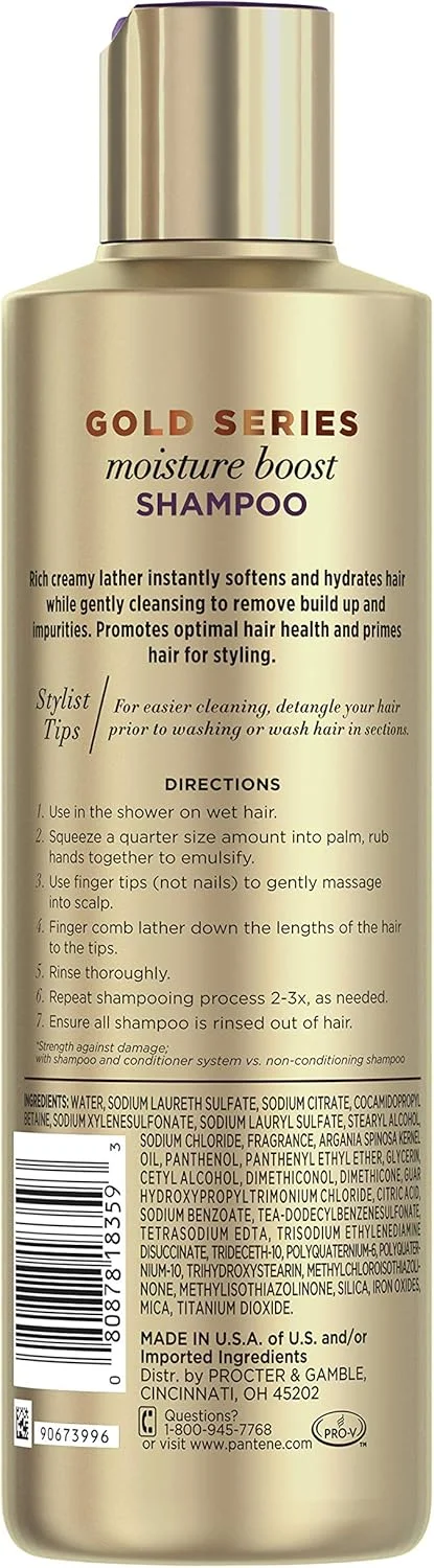 شامپو تقویت کننده رطوبت سری طلایی پنتن 270 میلی لیتر