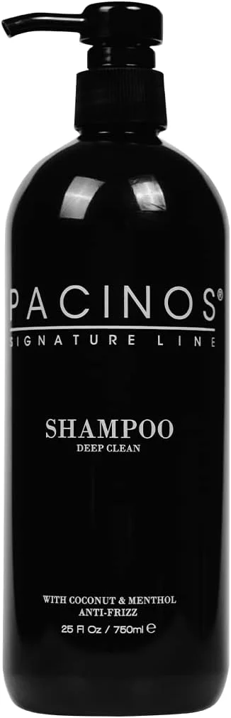 شامپو پاک کننده عمیق مو مردانه پاچینو 750 میلی لیتر - کاهش ریزش مو، ضد وز برای انواع مو - لوازم آرایشگری با نارگیل و منتول - کیفیت آرایشگاهی