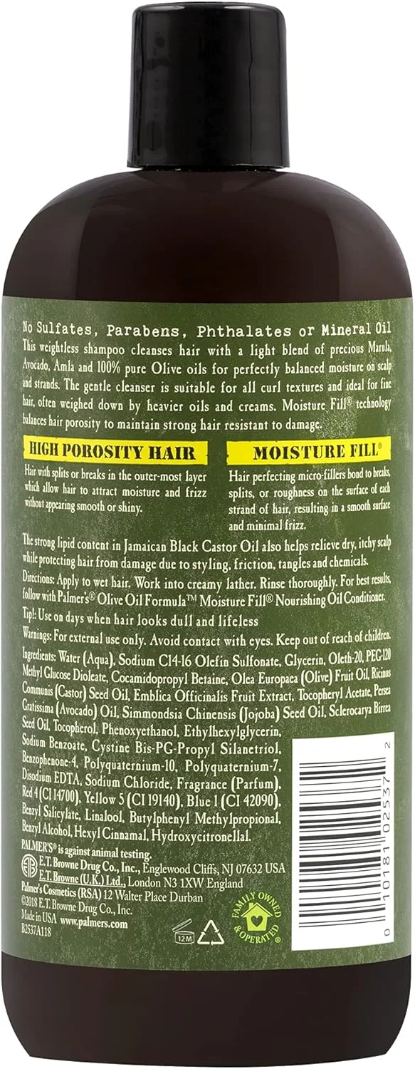 شامپو پاک کننده و مرطوب کننده مو حاوی روغن زیتون پالمرز، 473 میلی لیتر