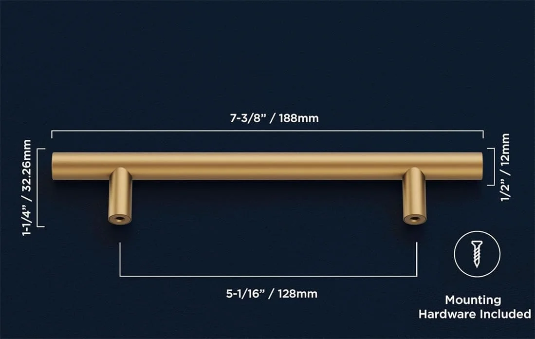 دستگیره کابینت KWSLIN، بسته 6 عددی، دستگیره برای درب کابینت آشپزخانه، دستگیره کشو سخت افزاری مدرن برای کمد اتاق خواب حمام آشپزخانه، فاصله سوراخ 128 میلی متر، طلایی دستگیره کابینت KWSLIN، بسته 6 عددی، دستگیره برای درب کابینت آشپزخانه، دستگیره کشو سخت افزاری مدرن برای کمد اتاق خواب حمام آشپزخانه، فاصله سوراخ 128 میلی متر، طلایی