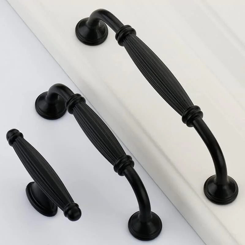 دستگیره کابینت 6 عددی KanDery، دستگیره های شیک کشو، دستگیره درب مبلمان، دستگیره های عتیقه کمد آشپزخانه، مرکز سوراخ 128 میلی متر، مشکی دستگیره کابینت 6 عددی KanDery، دستگیره های شیک کشو، دستگیره درب مبلمان، دستگیره های عتیقه کمد آشپزخانه، مرکز سوراخ 128 میلی متر، مشکی