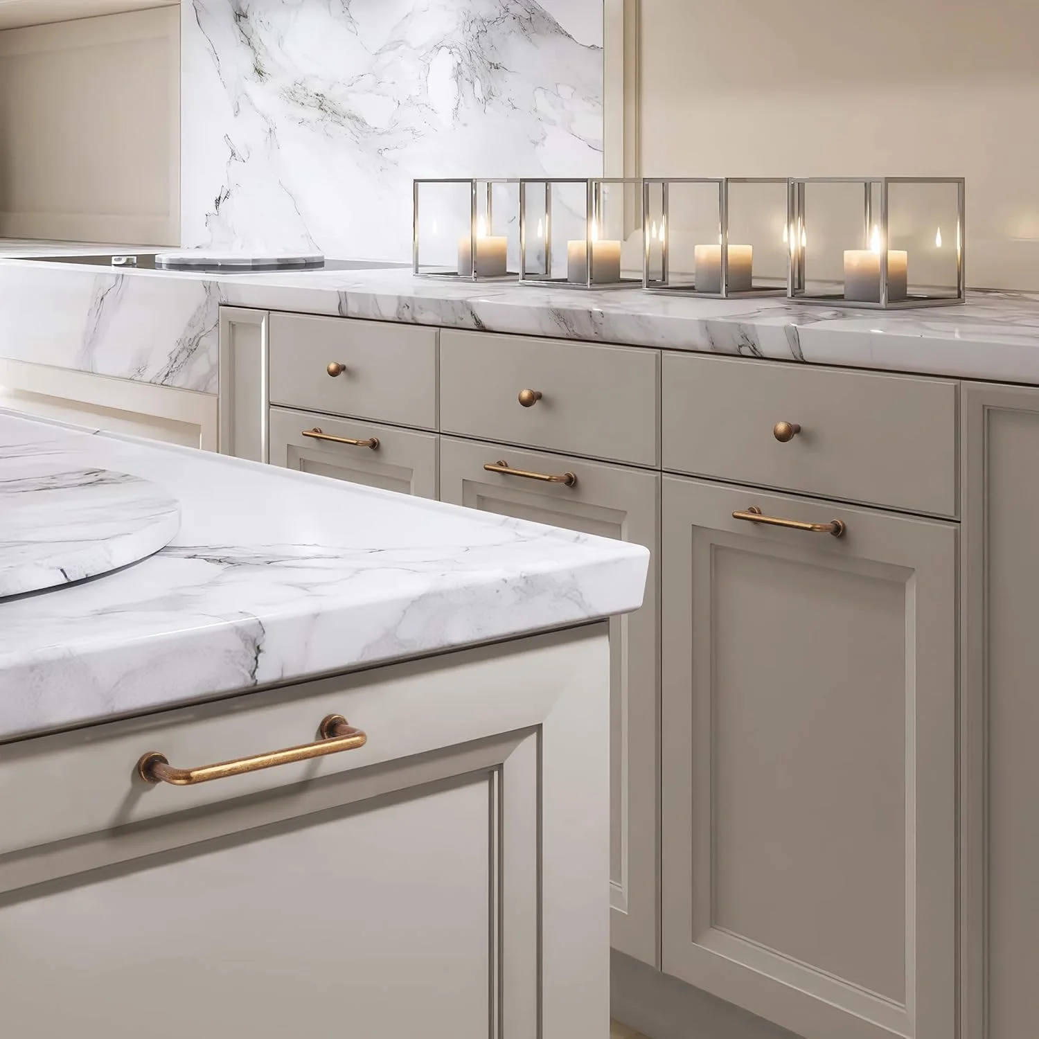 khtumeware بسته 8 عددی دستگیره کابینت برنجی عتیقه 76 میلیمتری (3 اینچی) دستگیره کابینت قدیمی سخت افزار آشپزخانه دستگیره کشو میز آرایش قدیمی دستگیره کمد کلاسیک khtumeware بسته 8 عددی دستگیره کابینت برنجی عتیقه 76 میلیمتری (3 اینچی) دستگیره کابینت قدیمی سخت افزار آشپزخانه دستگیره کشو میز آرایش قدیمی دستگیره کمد کلاسیک