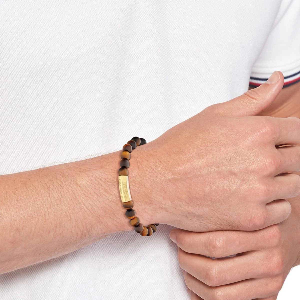 دستبند مهره ای مردانه تامی هیلفیگر مدل BEADS SS24 - 2790582