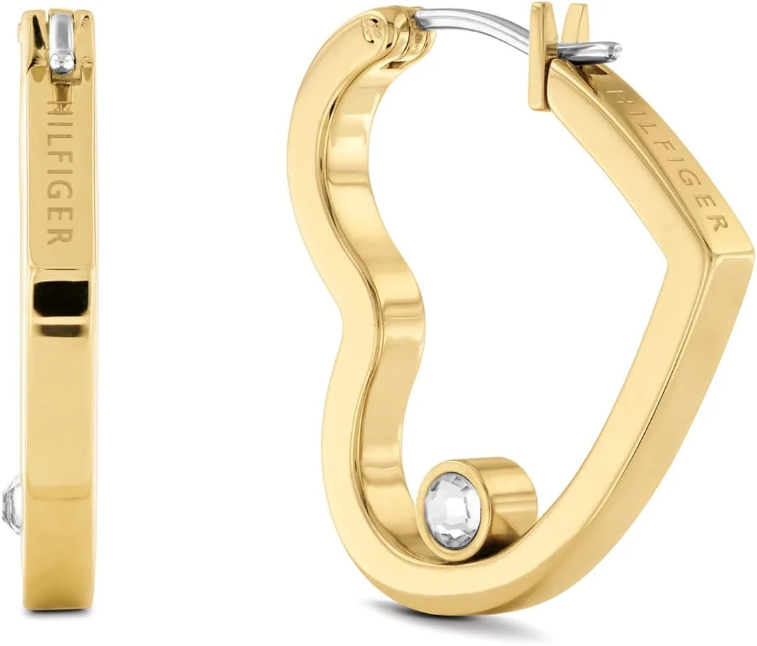 گوشواره های زنانه تامی هیلفیگر مدل MINIMAL HEARTS - 2780753