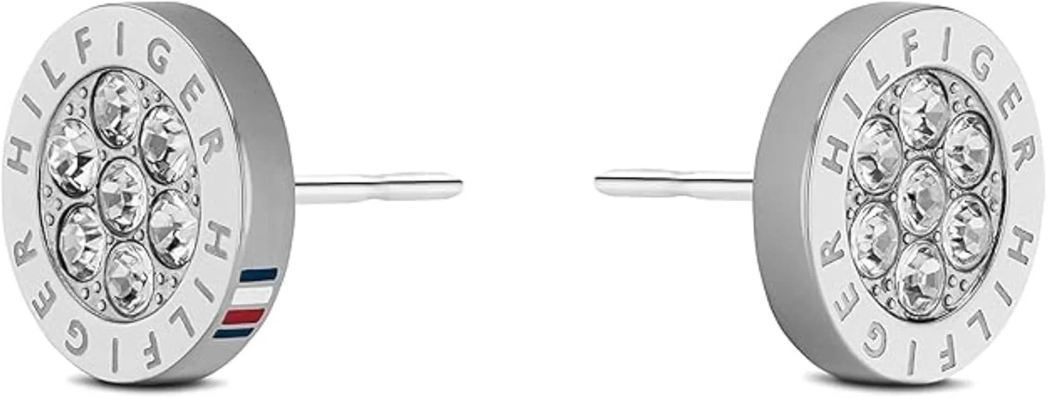 گوشواره میخی زنانه تامی هیلفیگر مدل CRYSTAL - 2780565