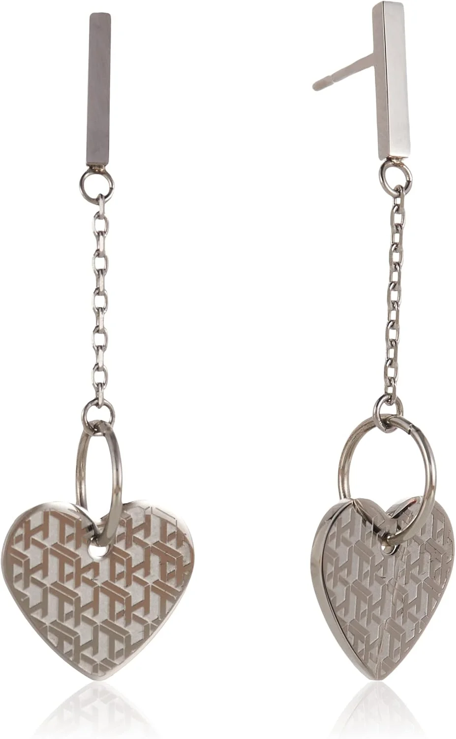 زیورآلات تامی هیلفیگر گوشواره آویز و آویز استیل زنانه - 2780302