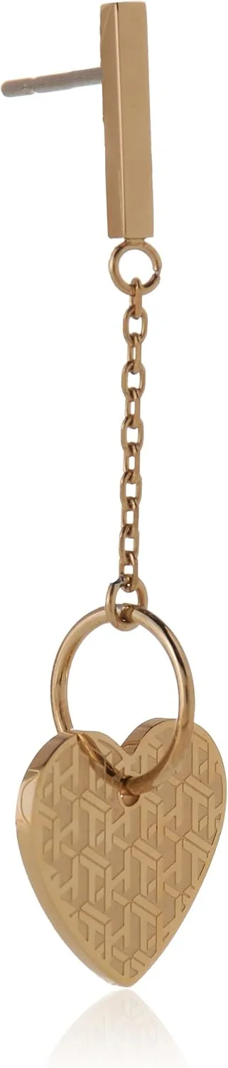 جواهرات تامی هیلفیگر گوشواره آویز زنانه استیل با روکش طلای یونی مدل 2780303