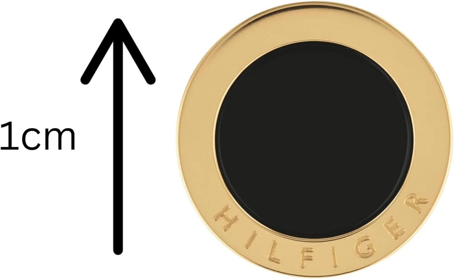 استیل با روکش طلای یونی و سنگ اونیکس مشکی