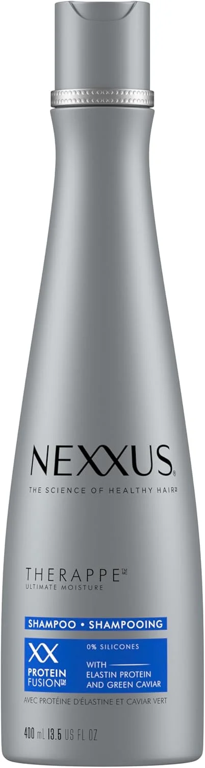 شامپو رطوبت رسان Nexxus Therappe برای موهای خشک، رطوبت نهایی بدون سیلیکون، 400 میلی لیتر
