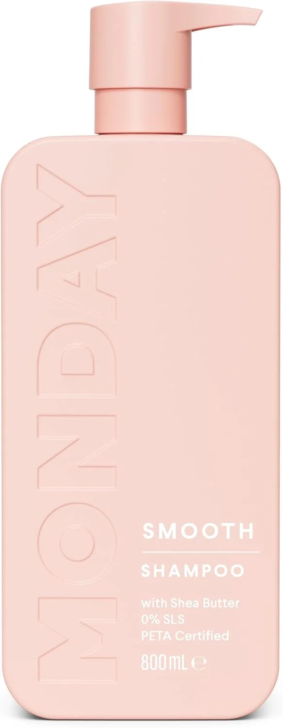 شامپو نرم کننده مو ماندی هیرکر 800 میلی لیتر | بدون تست حیوانی، بدون SLS و پارابن | تست شده توسط متخصص پوست | برای موهای وز با کره شی برای تغذیه مو