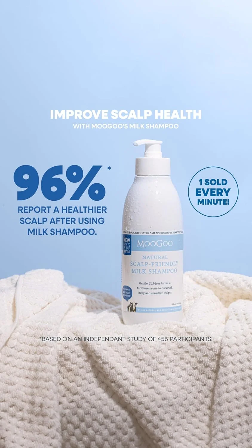 شامپو شیر طبیعی موگو 500 میلی لیتر