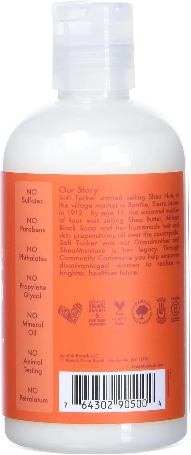 شامپو فوق مغذی کودک انبه و هویج Shea Moisture، 237 میلی لیتر شامپو فوق مغذی کودک انبه و هویج Shea Moisture، 237 میلی لیتر