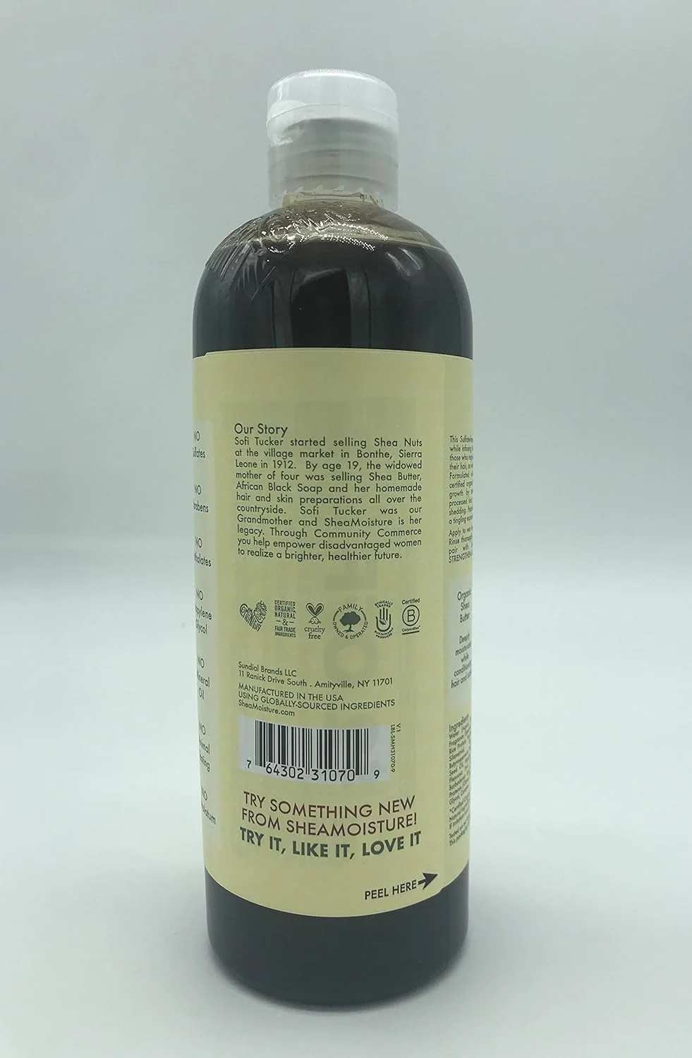 شامپو تقویت کننده و ترمیم کننده روغن کرچک سیاه جامائیکایی شی مویسچر، 580 میلی لیتر