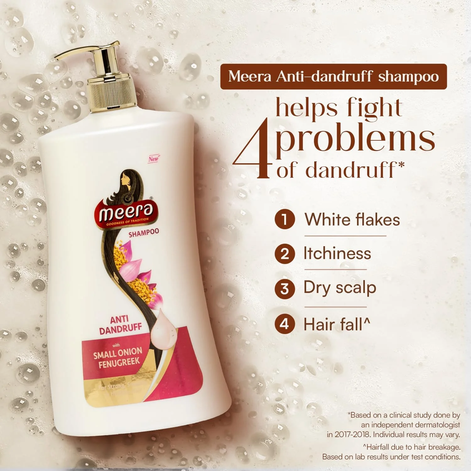 شامپو ضد شوره سر میرا، 1 لیتر، 1025 گرم