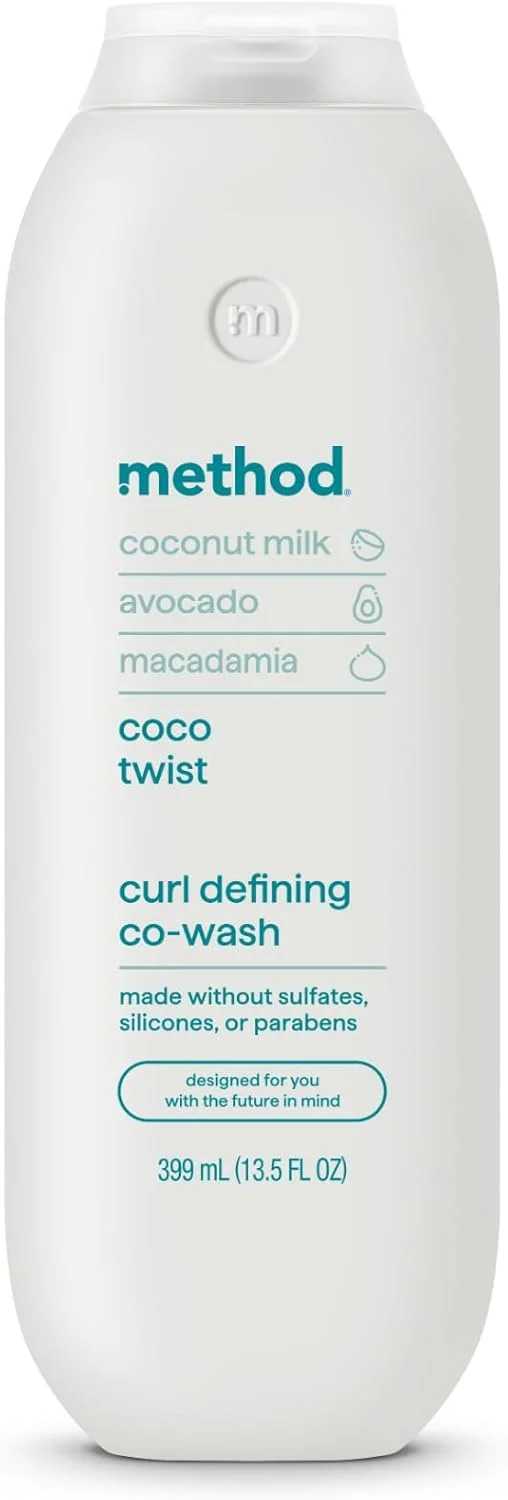 شامپو نرم کننده و حالت دهنده موهای فر متد، رایحه نارگیل، شیر نارگیل + آووکادو + روغن ماکادمیا، 400 میلی لیتر