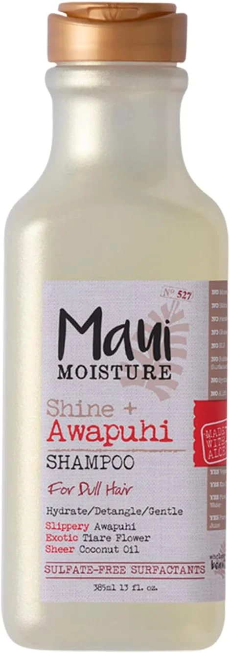شامپو درخشان کننده و مرطوب کننده موهای کدر مائویی مویسچر حاوی روغن نارگیل و آواپوهی، فاقد سیلیکون و سولفات، حاوی آلوئه ورا، حجم 385 میلی لیتر
