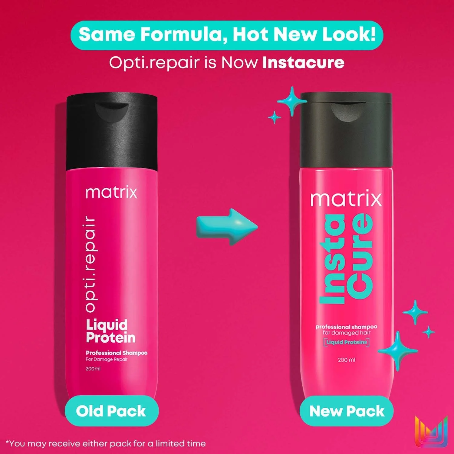 شامپو پروتئین مایع حرفه ای Matrix Opti.Repair | ترمیم آسیب از اولین استفاده | برای کاهش موخوره، شکستگی و گره خوردگی | بدون پارابن، 200 میلی لیتر