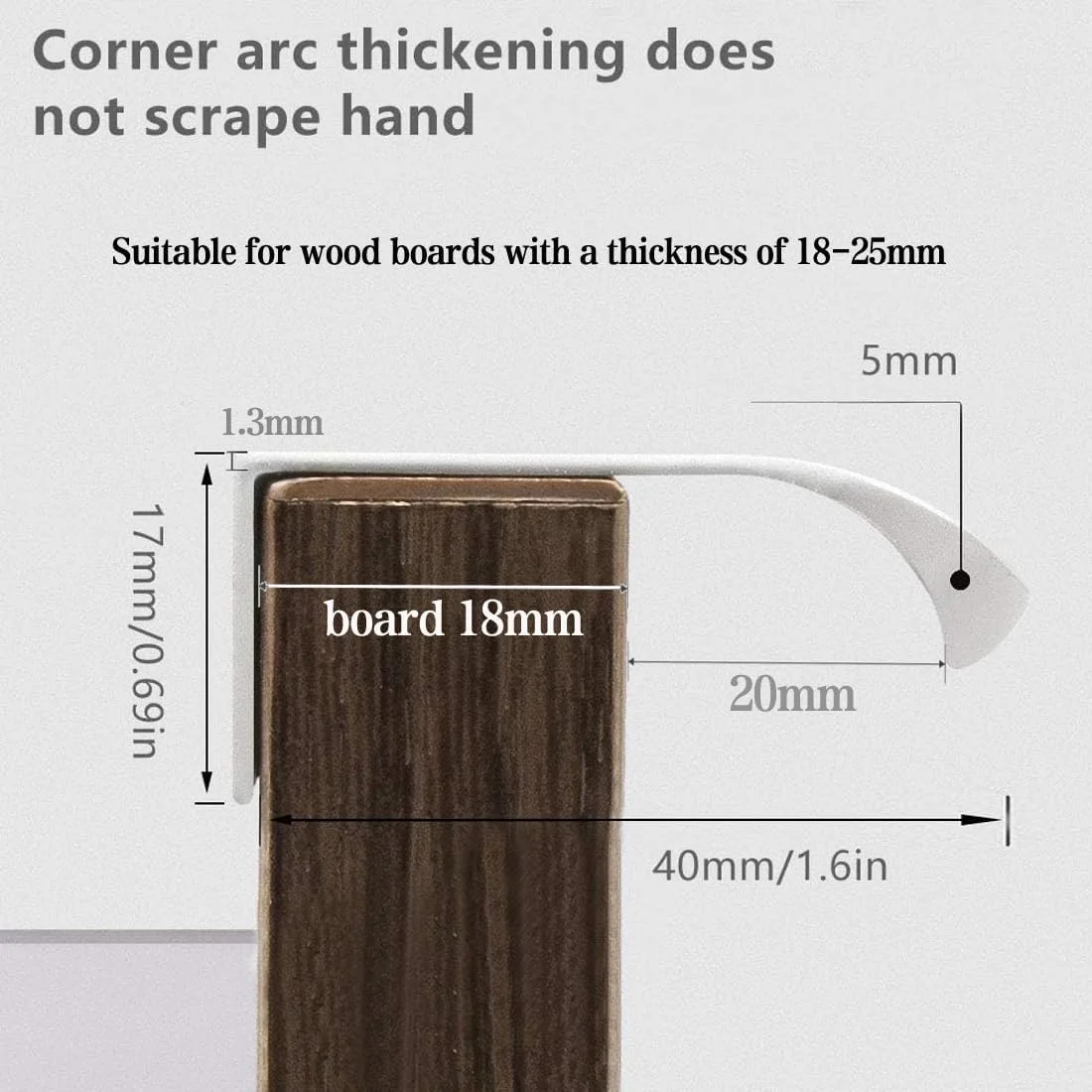 بسته 6 عددی دستگیره مخفی کابینت BOOLSFMAM، دستگیره آشپزخانه سفید خالص، دستگیره درب، دستگیره کشو، مناسب برای کمد، اتاق خواب، حمام
