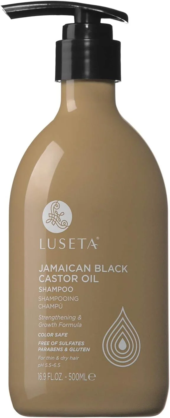 شامپو روغن کرچک سیاه جامائیکایی لوسِتا برای موهای نازک و خشک 500 میلی لیتر