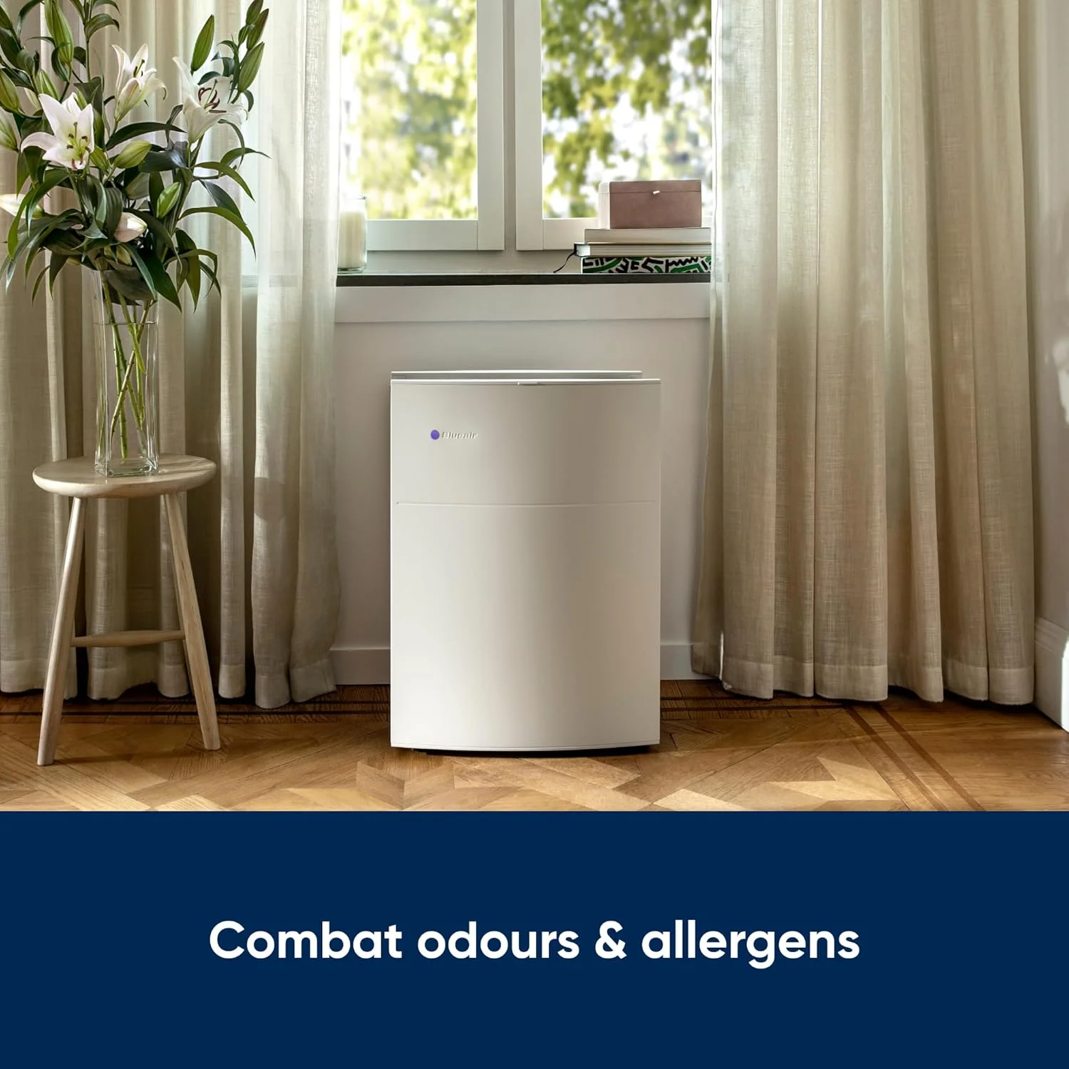 فیلتر Blueair HEPASilent SmokeStop برای سری Classic 400 سازگار با Classic 402, 403, 405, 410, 450E, 455EB, 480i - مشکی - F400SM