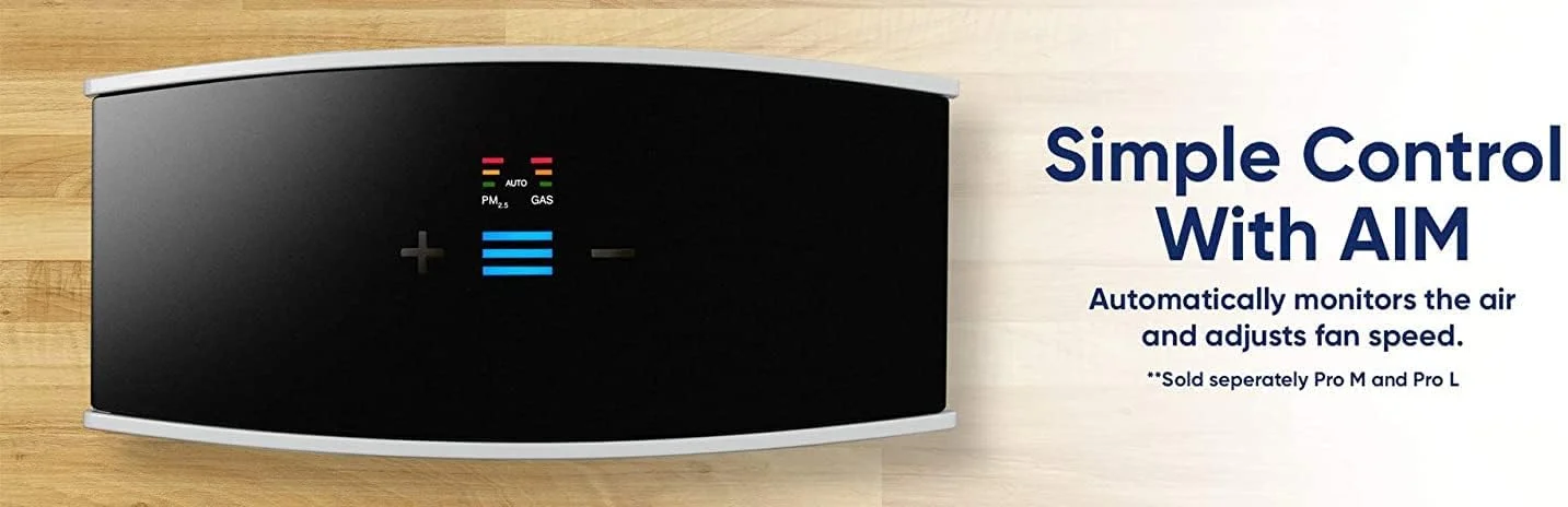 دستگاه تصفیه هوا بلوایر - Pro L مناسب برای فضاهای تا 348 متر مربع، نرخ تحویل هوای پاک 833 متر مکعب در ساعت، شاخص کیفیت هوا (اختیاری)، فناوری HEPASilent حذف 99.97% گرده، گرد و غبار، کپک، باکتری، ویروس ها، ترکیبات آلی فرار و بوها