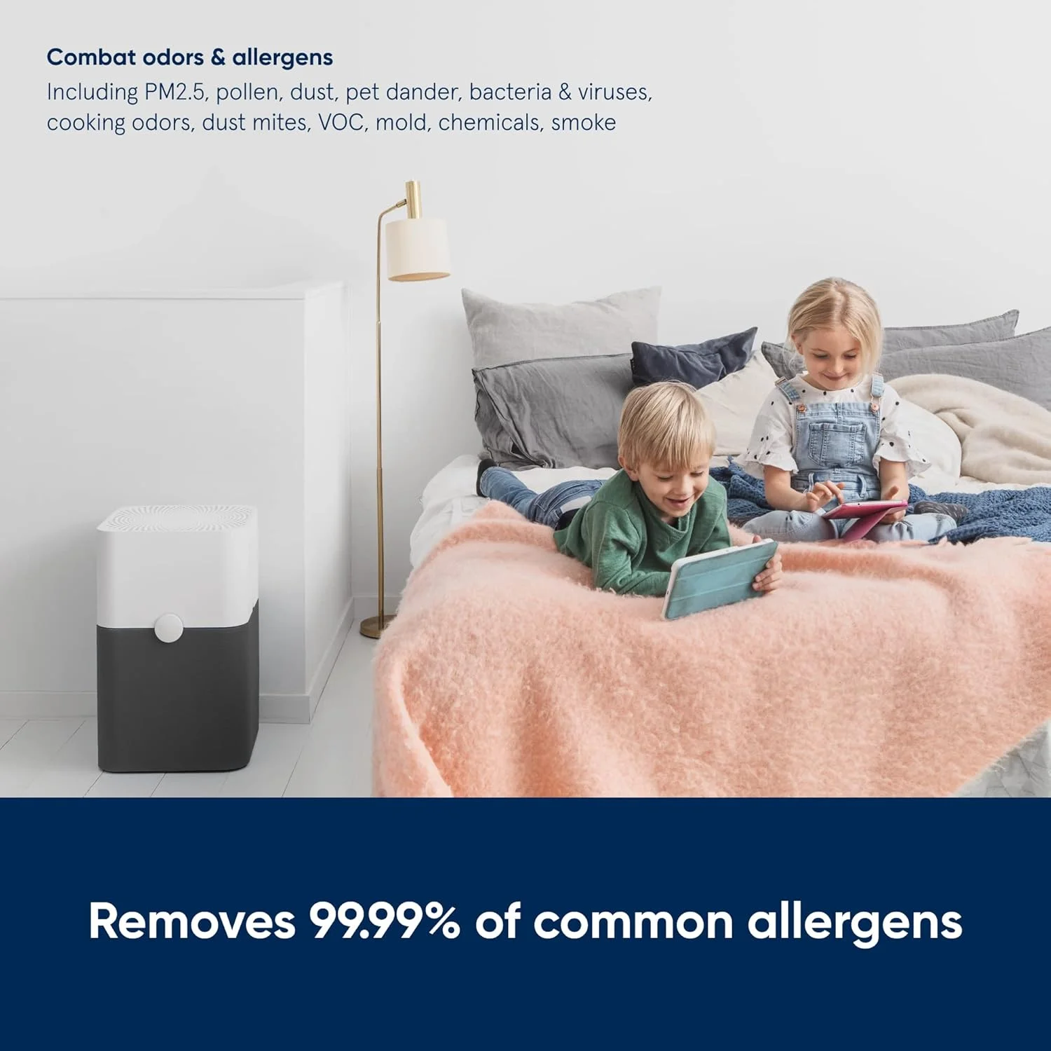 دستگاه تصفیه هوای بلور Blue Pure 221، مناسب برای فضای 50 متر مربع، 56 دسی بل، 61 وات، سفید، با نرخ تصفیه 700 متر مکعب در ساعت دستگاه تصفیه هوای بلور Blue Pure 221، مناسب برای فضای 50 متر مربع، 56 دسی بل، 61 وات، سفید، با نرخ تصفیه 700 متر مکعب در ساعت