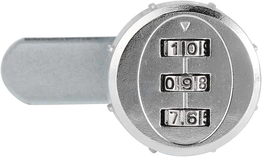 قفل رمزدار 3 رقمی مکانیکی برای کابینت، کروم 20 میلی متر، امنیت بالا، آلیاژ روی، طراحی بدون کلید برای صندوق پستی، کمد، جاکفشی، کابینت چوبی، کمدهای پرسنلی قفل رمزدار 3 رقمی مکانیکی برای کابینت، کروم 20 میلی متر، امنیت بالا، آلیاژ روی، طراحی بدون کلید برای صندوق پستی، کمد، جاکفشی، کابینت چوبی، کمدهای پرسنلی