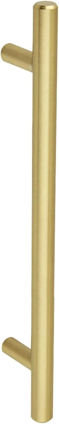 دستگیره کابینت میله ای یورو آمازون بیسیکس (قطر 1/2 اینچ)، طول 7.38 اینچ (مرکز سوراخ 5 اینچ)، شامپاین طلایی، بسته 25 عددی