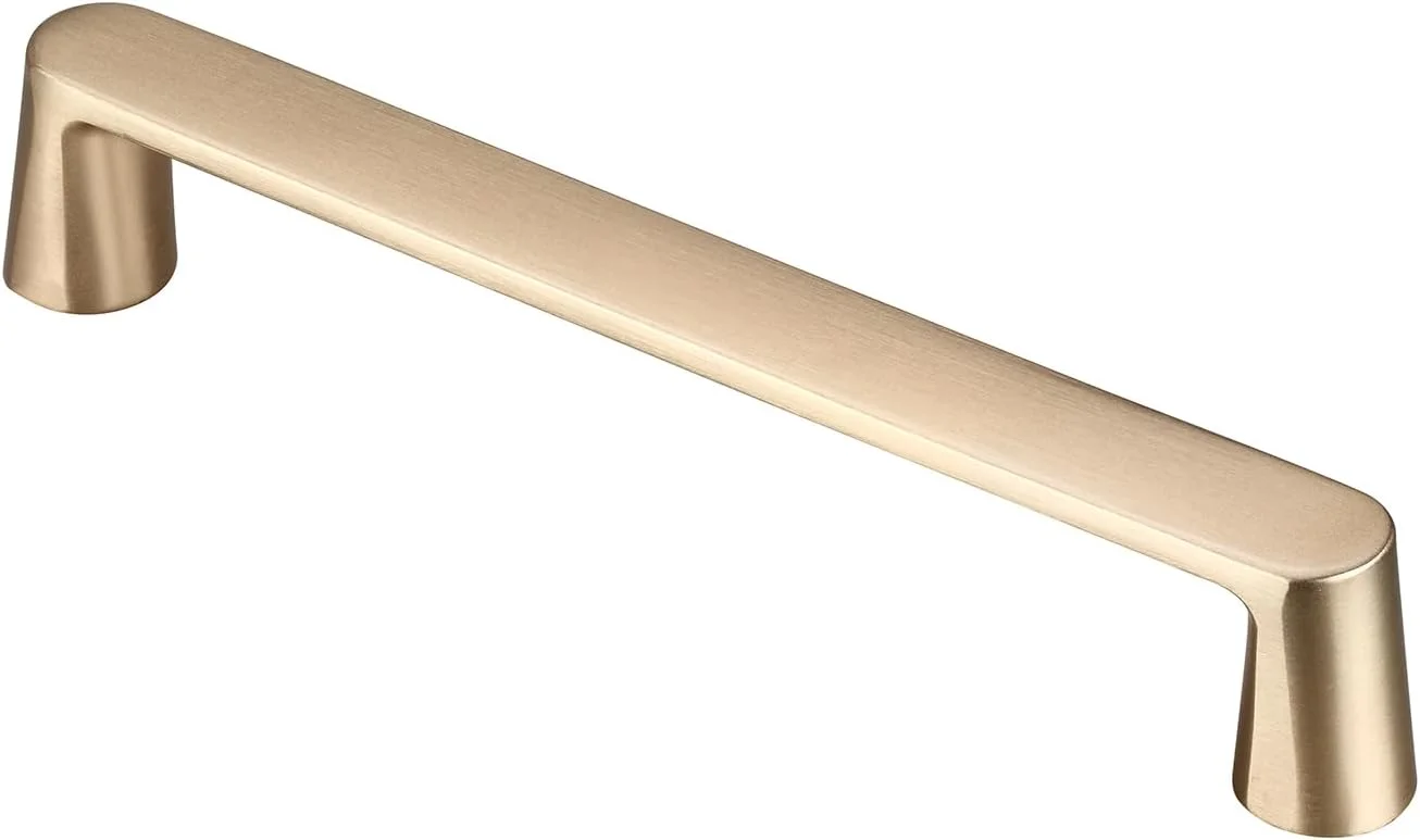 دستگیره کابینت برنجی AITITAN، بسته 10 عددی - دستگیره های طلایی کمد و کشو با فاصله مرکز تا مرکز 96 میلی متر