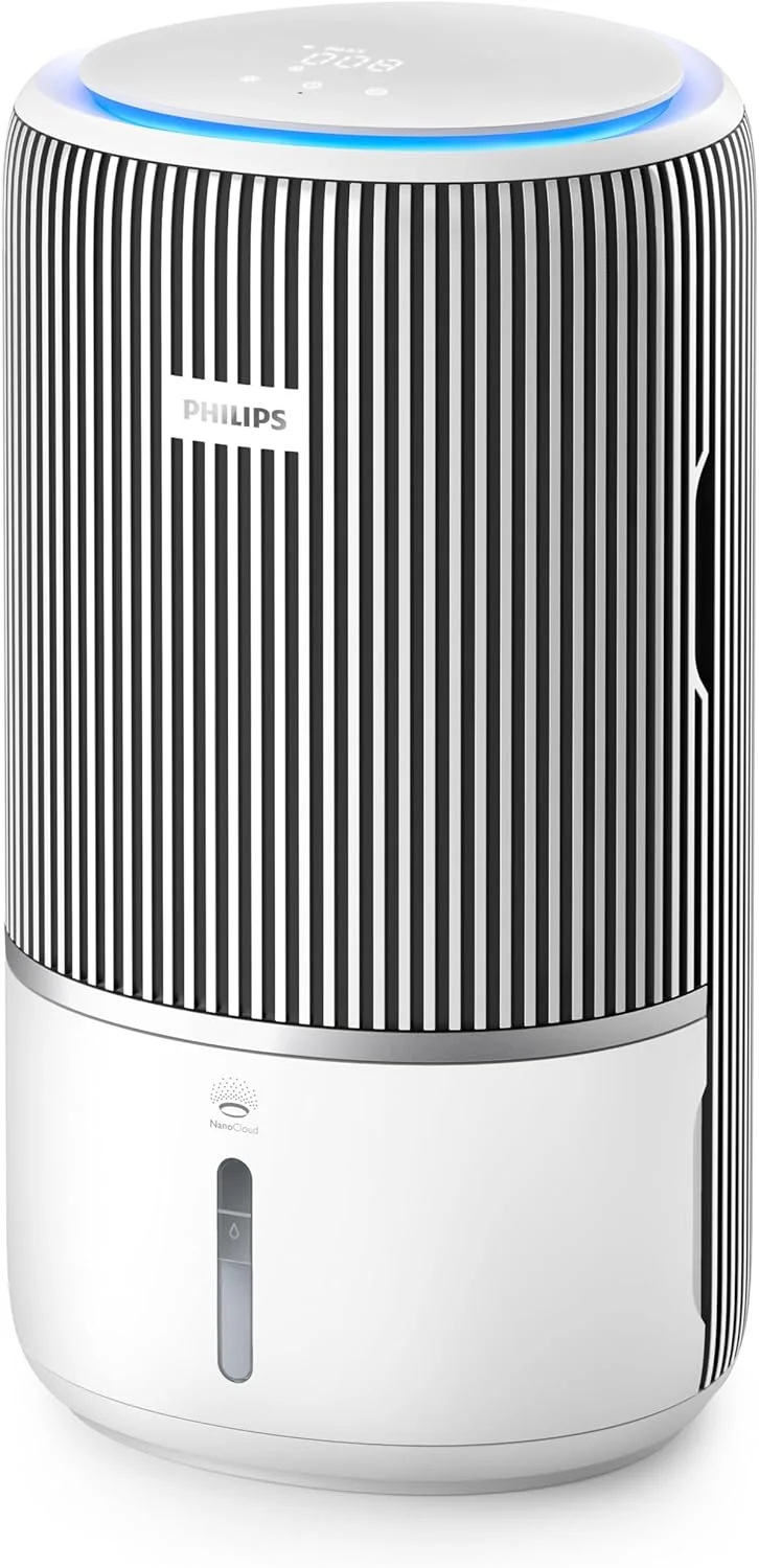 دستگاه تصفیه هوا و مرطوب کننده هوشمند 2 در 1 فیلیپس PureProtect Water سری 3400 - 78 متر مربع، HEPA، کربن فعال، 5 سرعت، حالت خواب، قفل کودک، مخزن آب 3.2 لیتری، متصل، سفید - AC3420/10