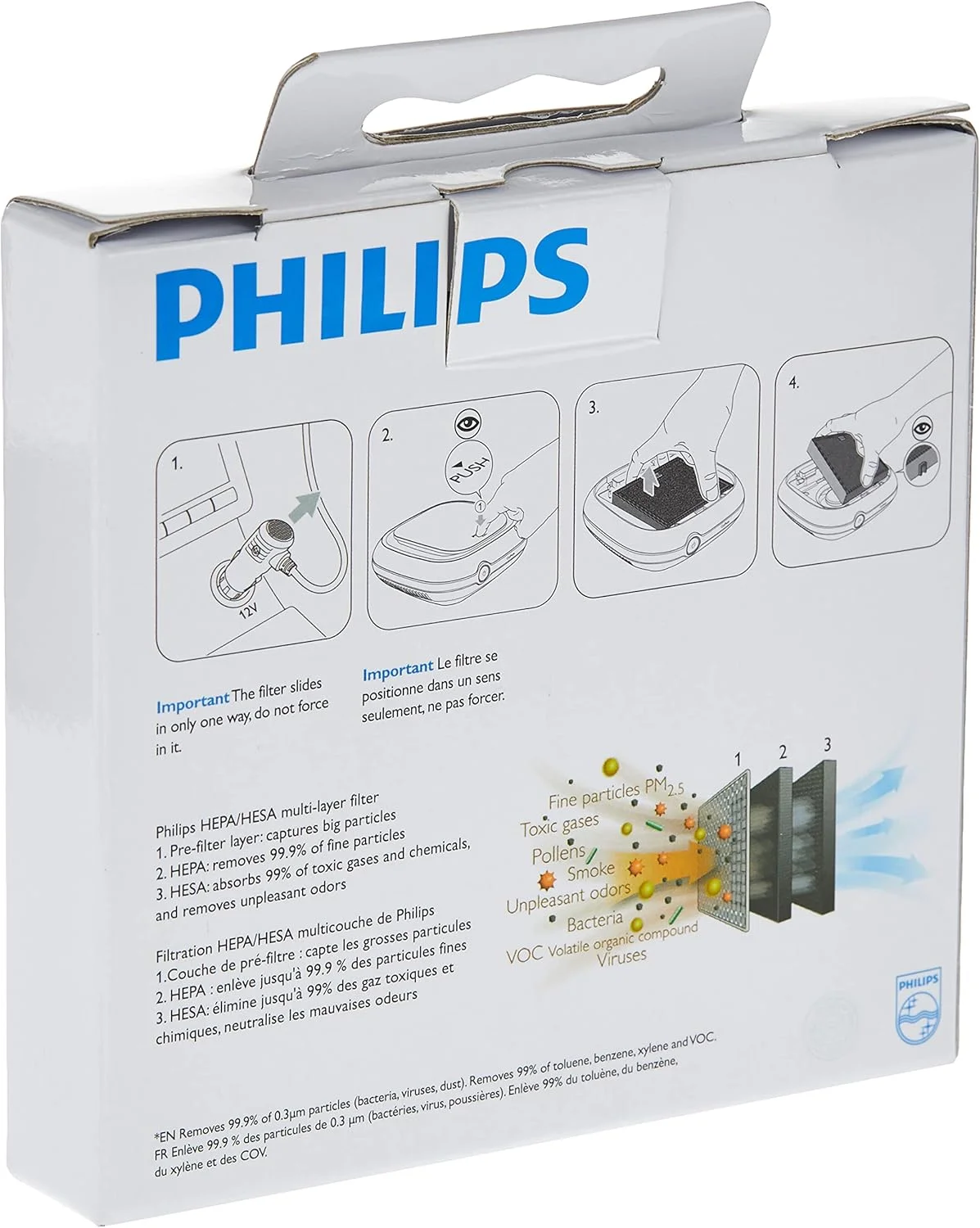 دستگاه تصفیه هوای خودرو فیلیپس GoPure Compact 200 (تک عددی) 51001X1