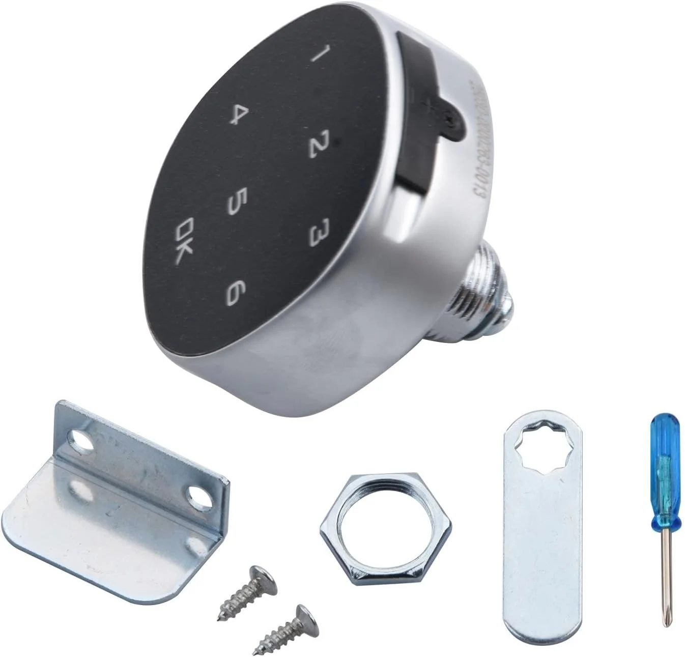 قفل رمز الکترونیکی، 57.5 * 57.5 میلی متر، قفل امنیتی رمز دیجیتال صفحه لمسی، قفل الکترونیکی کشوی کمد چوبی اداری با سگک قفل و پیچ نصب قفل رمز الکترونیکی، 57.5 * 57.5 میلی متر، قفل امنیتی رمز دیجیتال صفحه لمسی، قفل الکترونیکی کشوی کمد چوبی اداری با سگک قفل و پیچ نصب