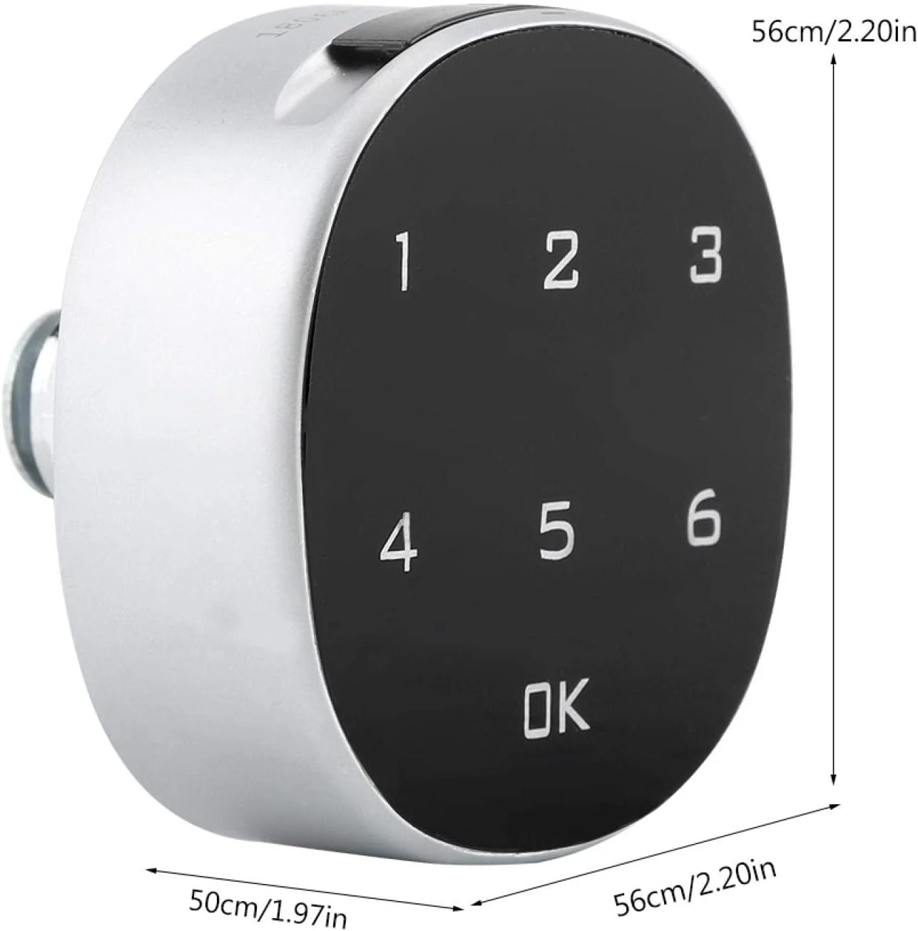 قفل کابینت رمزی دیجیتال الکترونیکی EVTSCAN با رمز ترکیبی آلیاژ روی، قفل رمز عبور مناسب برای کمدهای قفل دار