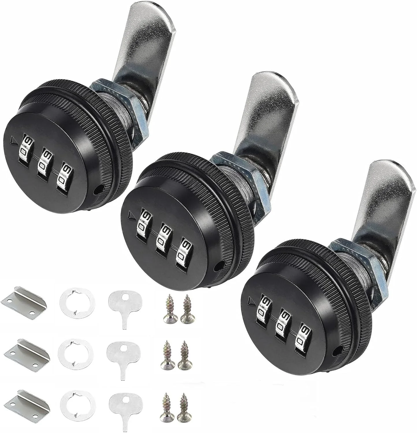 قفل رمزی کابینت Emapoy، بسته 3 عددی، قفل با رمز عبور با سیلندر و روکش کروم، قفل های امنیتی برای کابینت، کشوی پرونده، صندوق پستی قفل رمزی کابینت Emapoy، بسته 3 عددی، قفل با رمز عبور با سیلندر و روکش کروم، قفل های امنیتی برای کابینت، کشوی پرونده، صندوق پستی