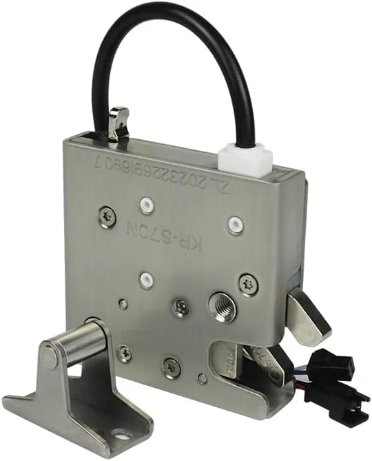 زبانه چرخشی الکترونیکی فشاری برای بستن، قفل مجدد خودکار، با میکروسوئیچ وضعیت زبانه، کانکتور غیر مهر و موم شده، قفل الکتریکی برای کشو کابینت کمد