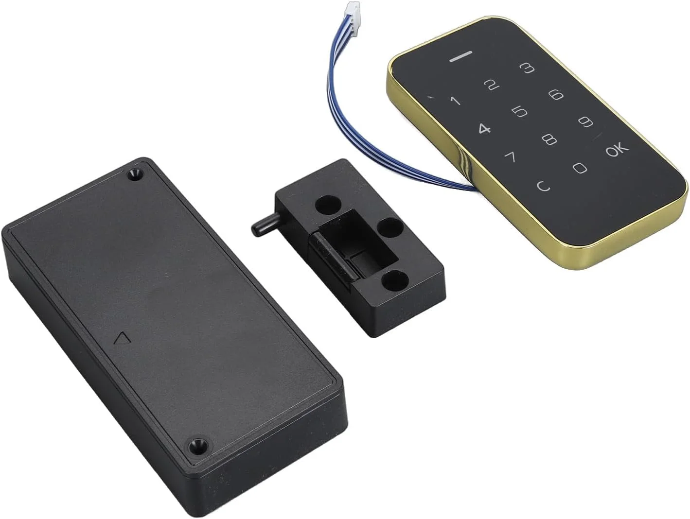 قفل دیجیتال کابینت Asixxsix، قفل الکترونیکی کمد، قفل ضد سرقت رمز عبور برای پرونده، کابینت، کمد، کشو، صندوق پستی