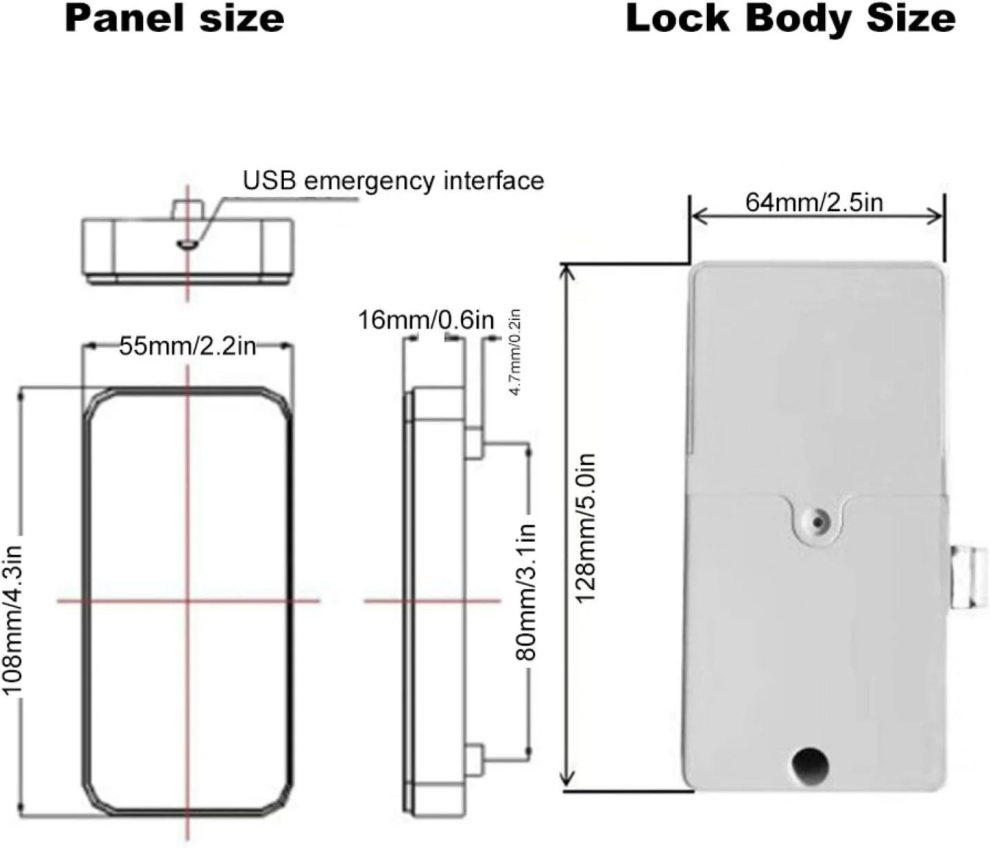 قفل الکترونیکی کابینت، قفل هوشمند کابینت با صفحه کلید لمسی، مناسب برای کمد، فایل، کمدهای رختکن و سونا (طلایی)