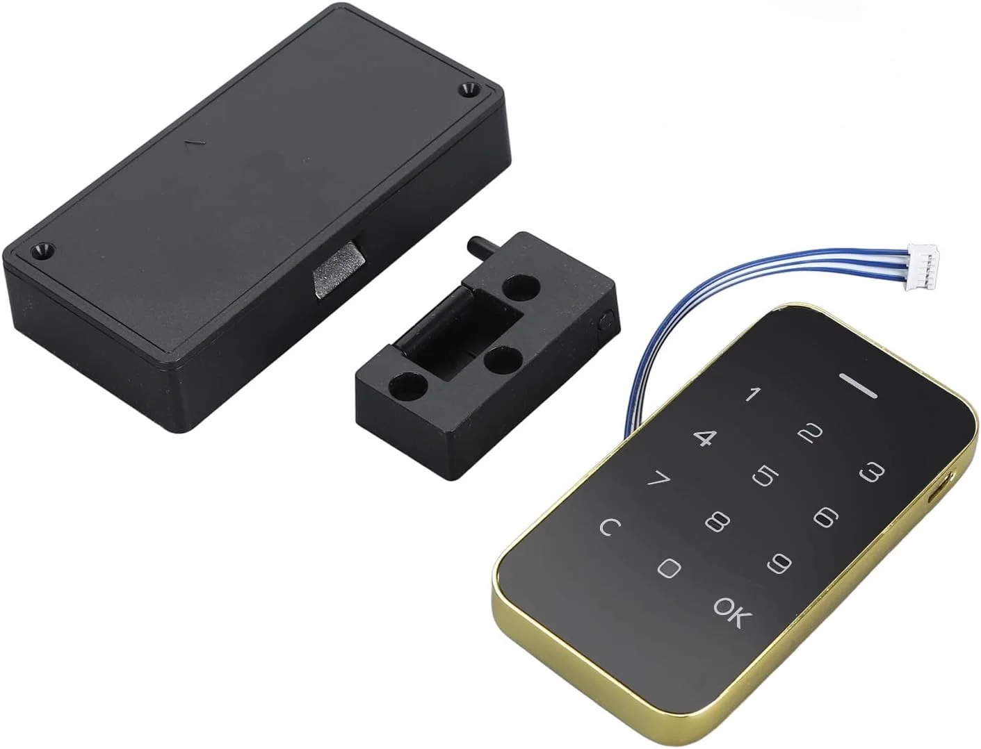 قفل دیجیتال کابینت Asixxsix، قفل الکترونیکی کمد، قفل ضد سرقت رمز عبور برای پرونده، کابینت، کمد، کشو، صندوق پستی