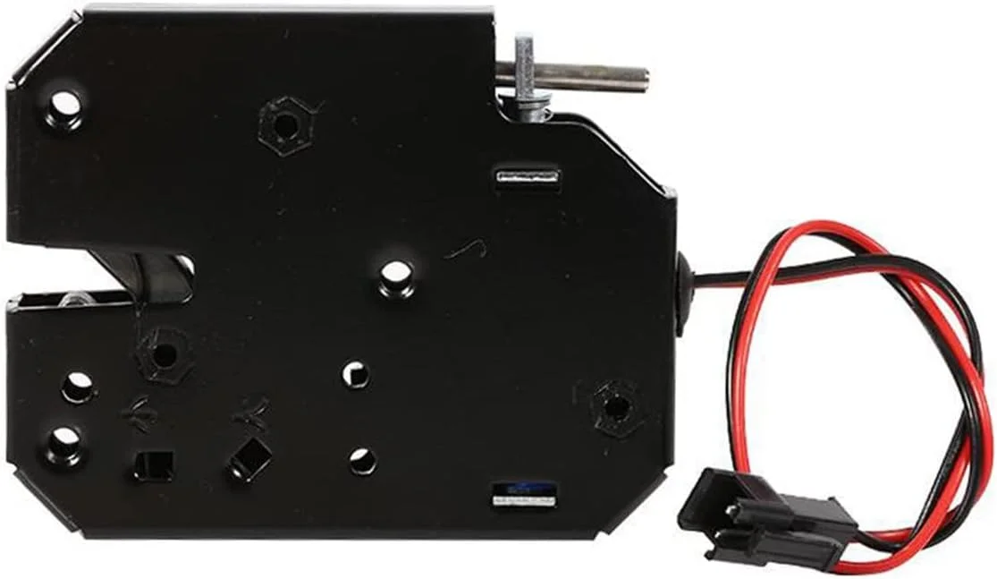 قفل الکترومغناطیسی کشو، زبانه هوشمند فولاد کربنی مشکی، قفل مغناطیسی الکتریکی کشوی کابینت، الکترومغناطیس ایمن در برابر خرابی برای سیستم کنترل دسترسی درب