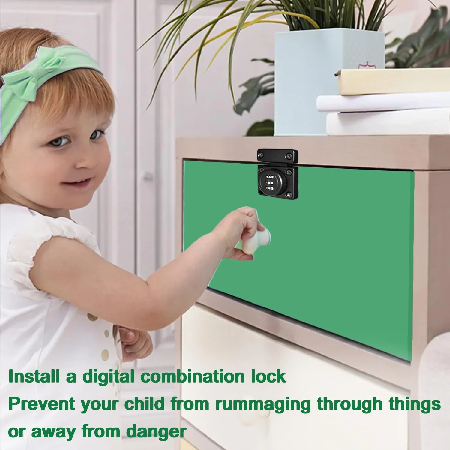 قفل درب کددار برای کابینت، قفل دیجیتال کشویی درب، قفل ترکیبی کشو، قفل کمد