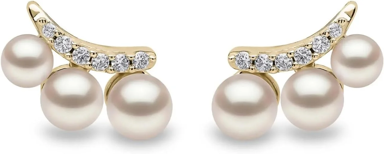 گوشواره های مرواریدی و گلدار شیک الهام گرفته از سلبریتی YouBella Fashion Jewellery برای زنان و دختران