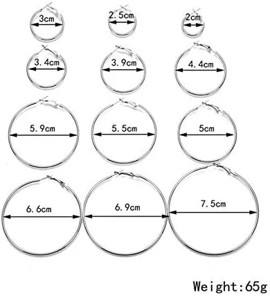 ست گوشواره زنانه یوتبلا، حلقه ای نقره ای (نقره ای) (YBEAR_32774) ست گوشواره زنانه یوتبلا، حلقه ای نقره ای (نقره ای) (YBEAR_32774)