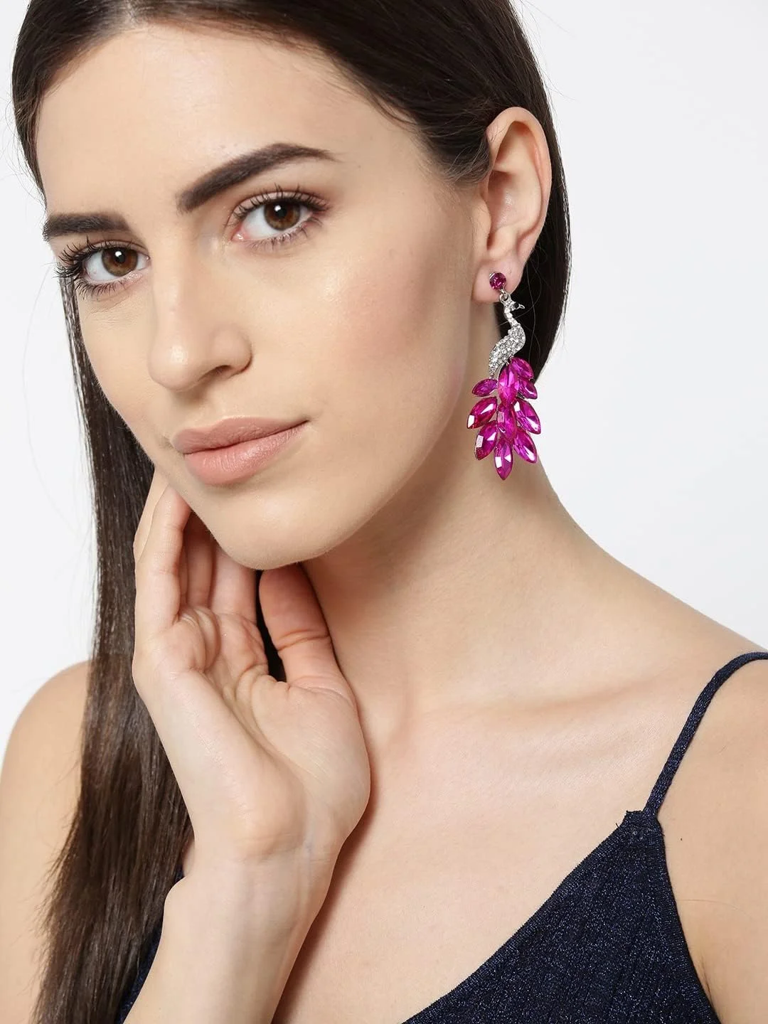 گوشواره های طاووسی زیرکون سوئیسی AAA یووبلا، آبکاری نقره، نگین اتمی، مناسب برای مهمانی و استفاده روزمره، فشن و شیک، مخصوص دختران و زنان گوشواره های طاووسی زیرکون سوئیسی AAA یووبلا، آبکاری نقره، نگین اتمی، مناسب برای مهمانی و استفاده روزمره، فشن و شیک، مخصوص دختران و زنان