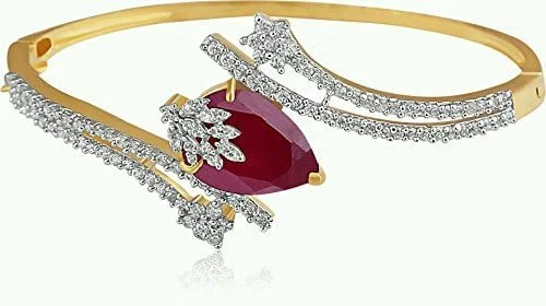 مجموعه امضای YouBella، ست ترکیبی الماس آمریکایی شامل گردنبند با گوشواره، دستبند و انگشتر برای دختران و زنان (قرمز) مجموعه امضای YouBella، ست ترکیبی الماس آمریکایی شامل گردنبند با گوشواره، دستبند و انگشتر برای دختران و زنان (قرمز)