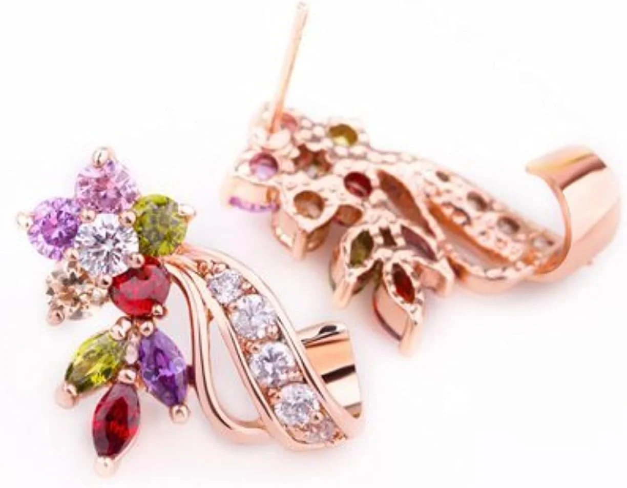 یوBella گوشواره های آویز طلایی رنگ مجلسی شیک زنانه (چند رنگ) (YBEAR_31127D) یوBella گوشواره های آویز طلایی رنگ مجلسی شیک زنانه (چند رنگ) (YBEAR_31127D)