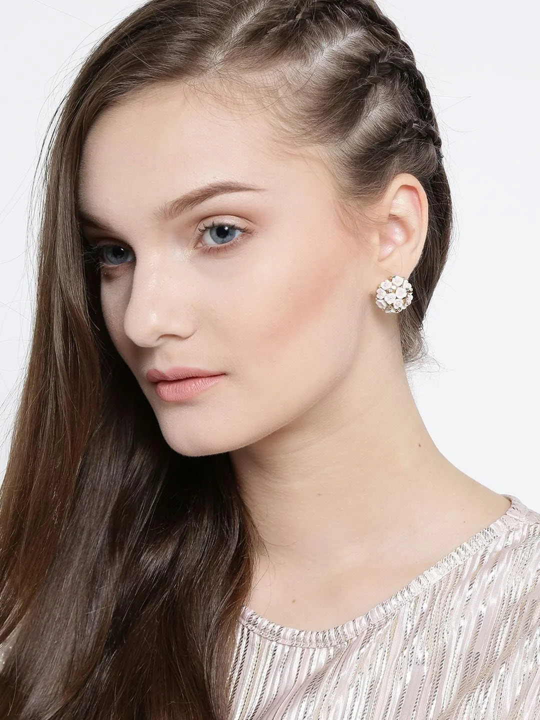 گوشواره های میخی طلایی زنانه یوولا، مناسب برای مهمانی (سفید)(YBEAR_31656) گوشواره های میخی طلایی زنانه یوولا، مناسب برای مهمانی (سفید)(YBEAR_31656)